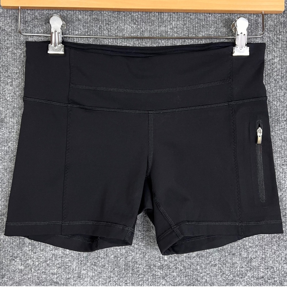 lululemon athletica Black High-Rise Athletic Shorts